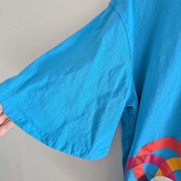 Disney Epcot Center Blue Crop Top Size M - Picture 6 of 8